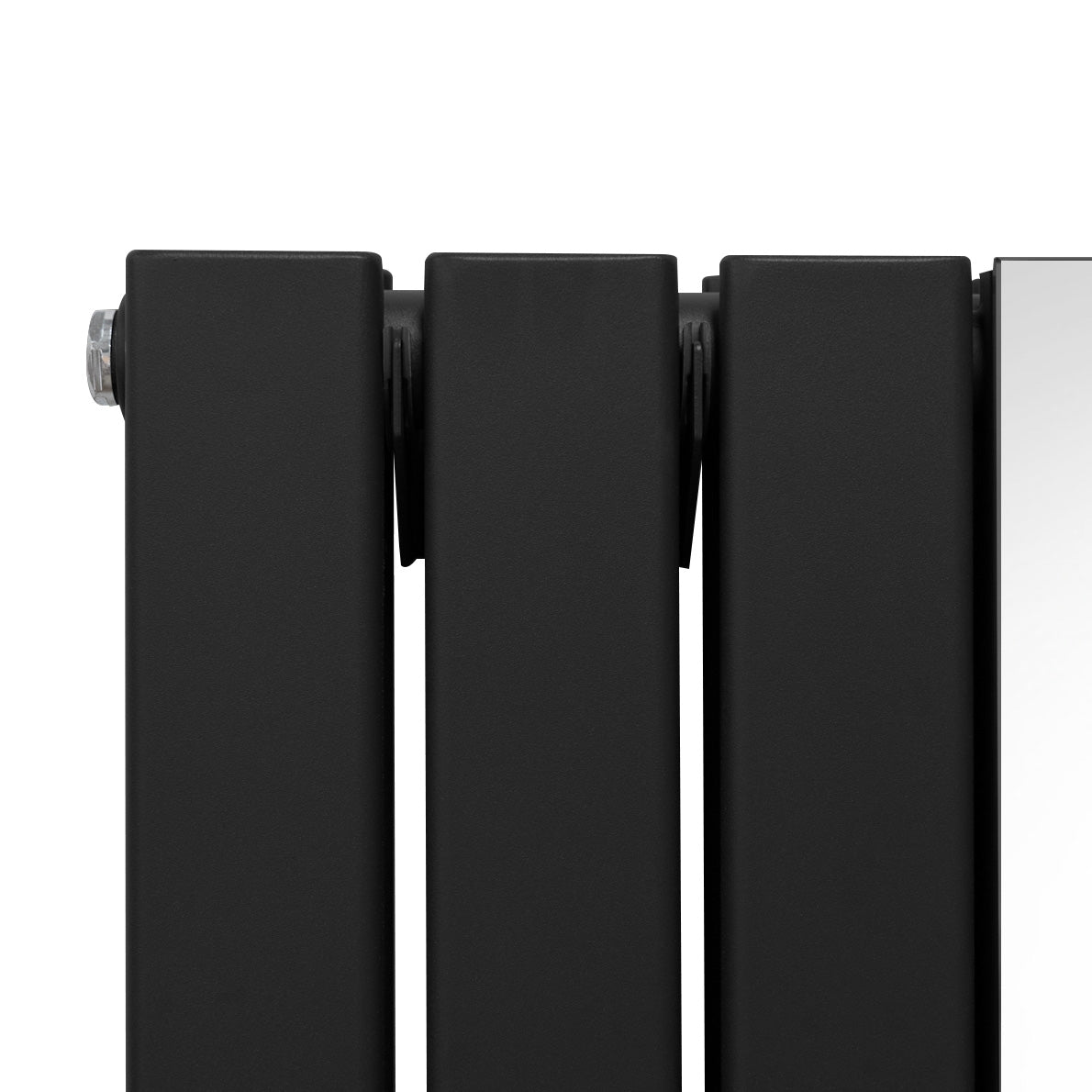 Q-Rax Radiatore a Specchio Piatto 1800x565 Nero con Specchio