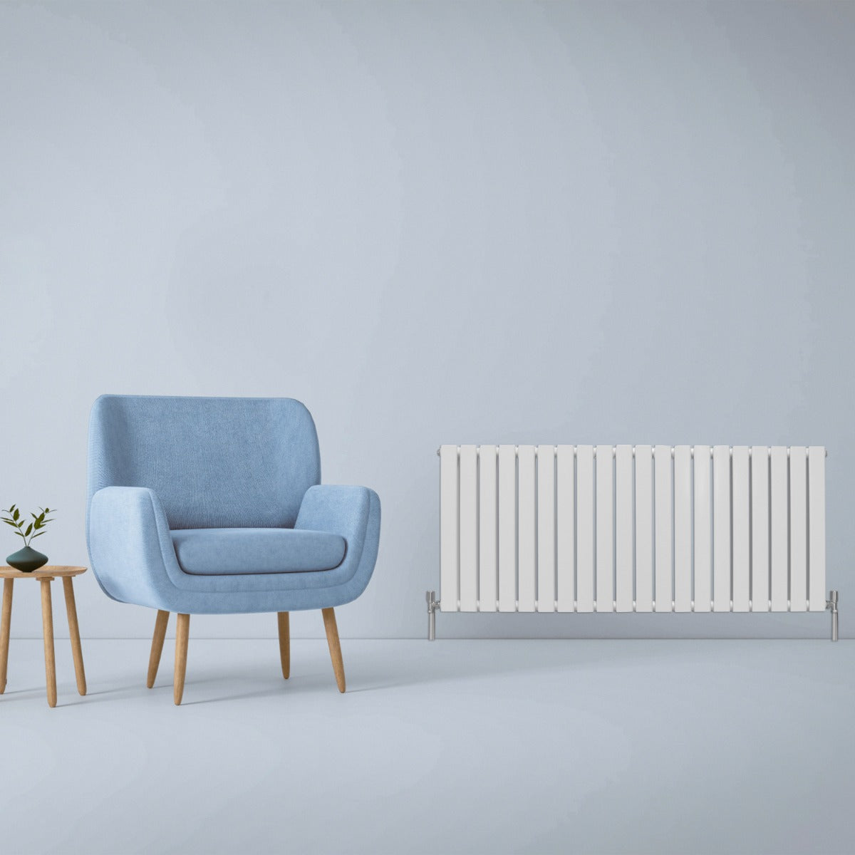 Q-Rax Radiatori Pannelli Piatti 60x140cm Termosifone Bianco Lucido