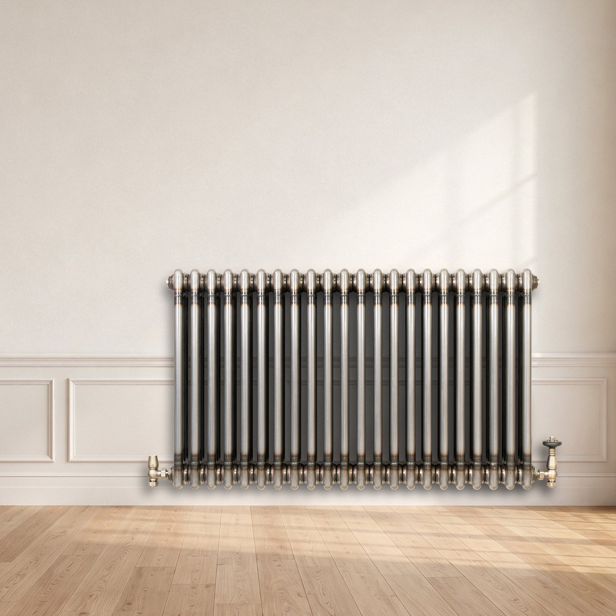 Q-Rax Radiatori Tradizionali 3 Colonne 600x1010mm Metallo Grezzo
