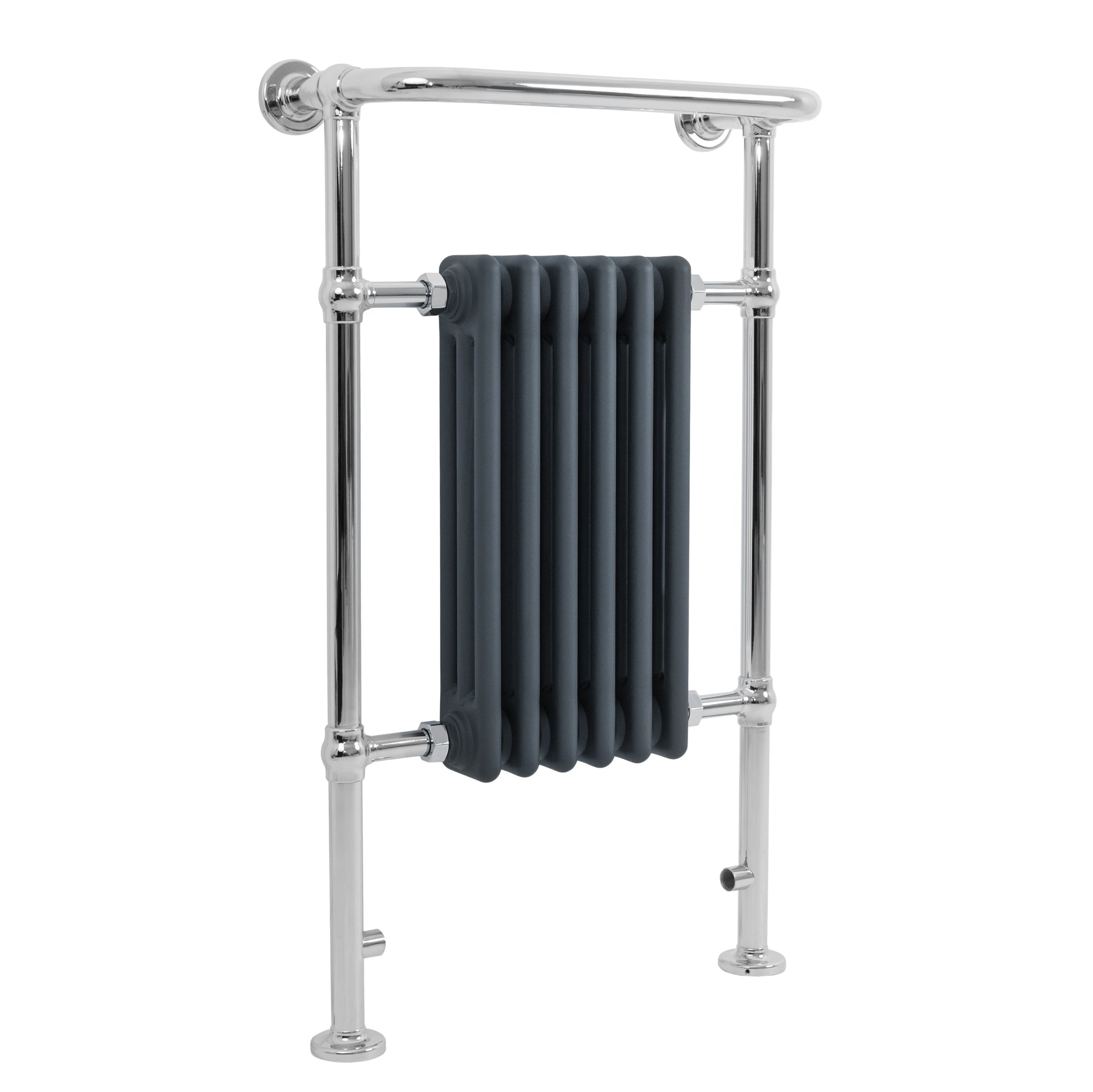 Q-Rax Scaldasalviette Tradizionale 950x570 Antracite Cromo
