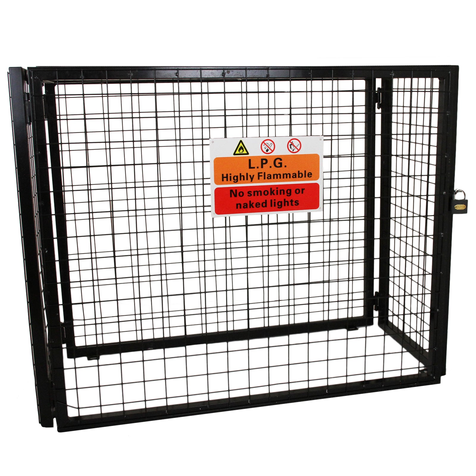 Q-Rax Deposito all'Aperto Gabbia bombole gas 900mm zincata 2x19kg