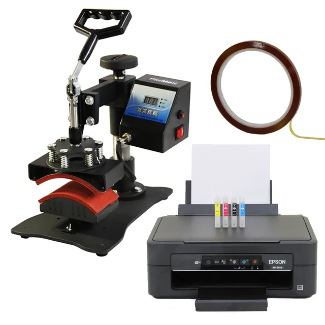 Q-Rax Pressa Cappellini + Epson kit sublimazione 13,5x9cm 300W