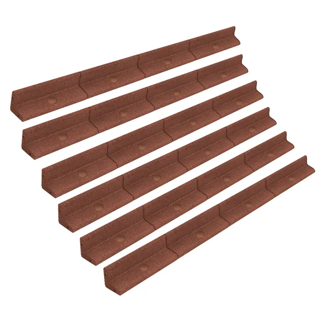 Q-Rax Bordura Giardino Flessibile Terracotta 6x1,2 m bordo aiuola