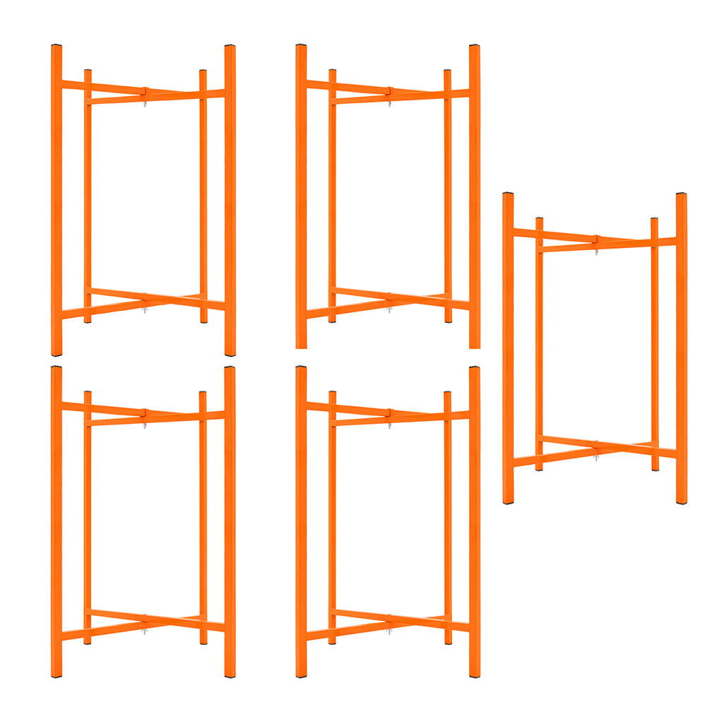 Q-Rax Kit 4 Cavalletti Lavoro + 5 Supporti Malta 75 cm