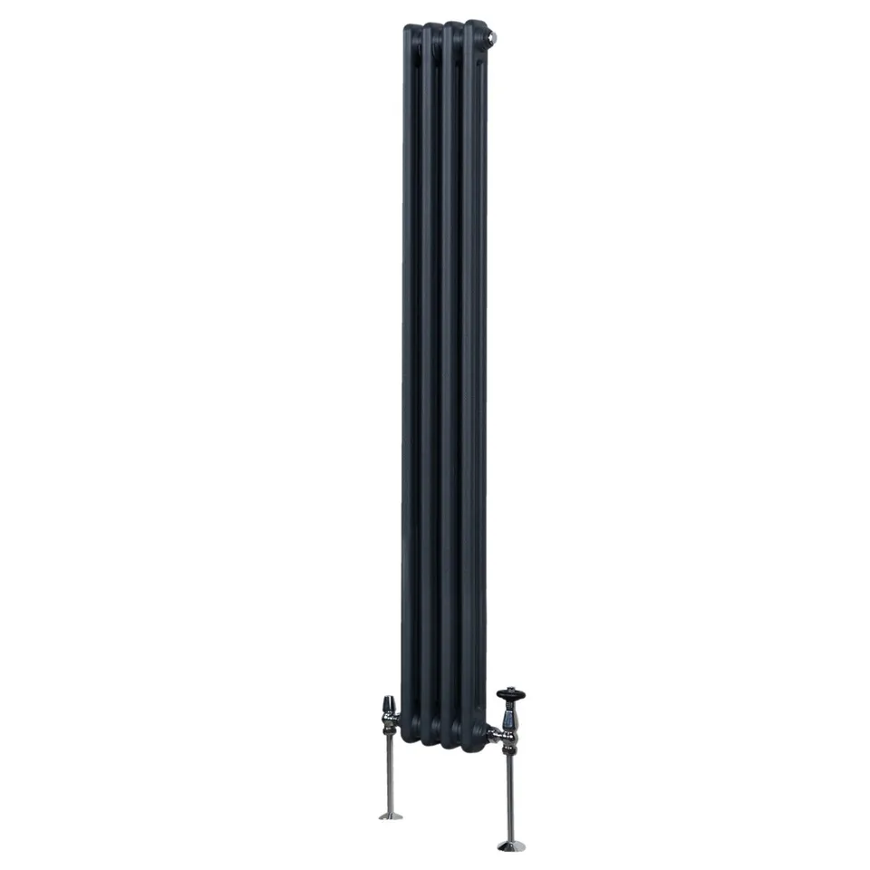 Q-Rax Radiatori Tradizionali 1800x202 2 Colonne Antracite