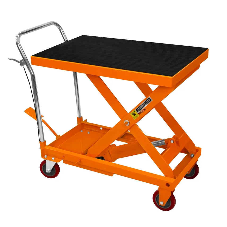 Q-Rax Pedana Idraulica Sollevamento 500 kg 81x51 cm