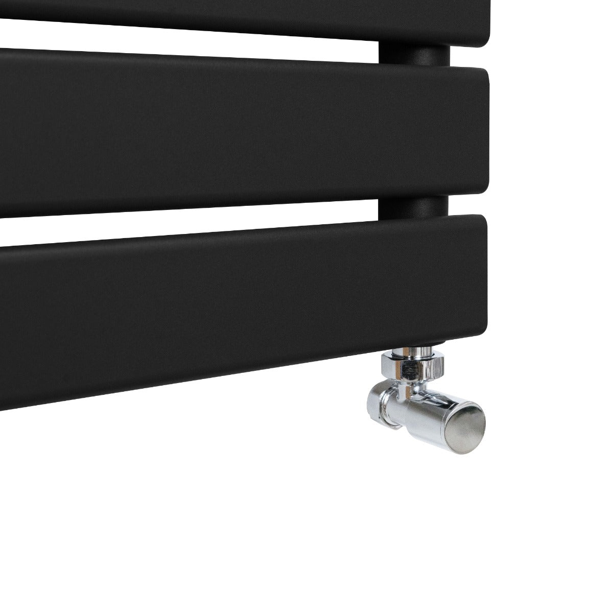 Q-Rax Radiatori per Asciugamani 1200x600mm Nero Opaco