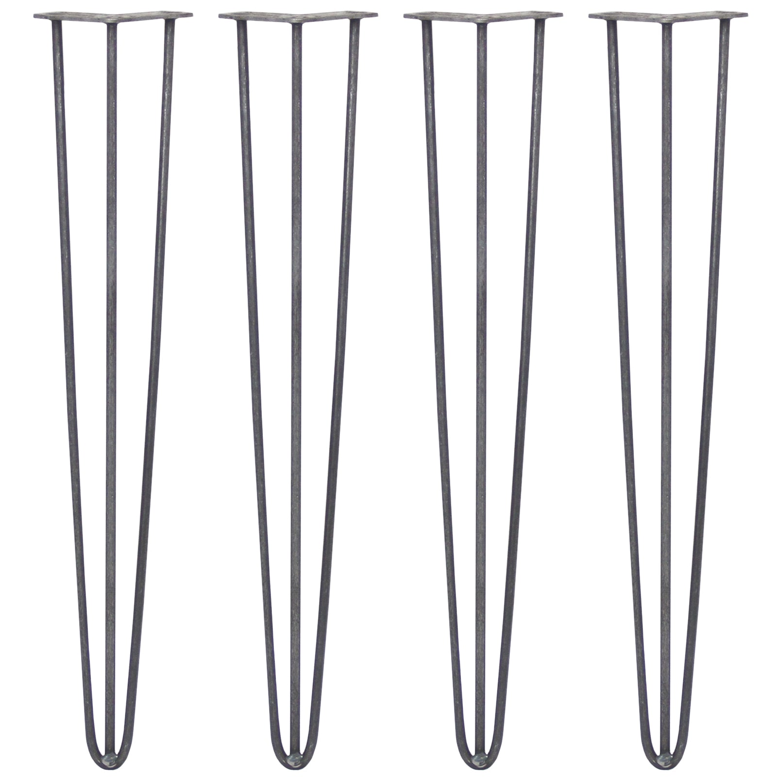 Q-Rax Gambe Per Tavoli 4 forcina 71 cm acciaio naturale