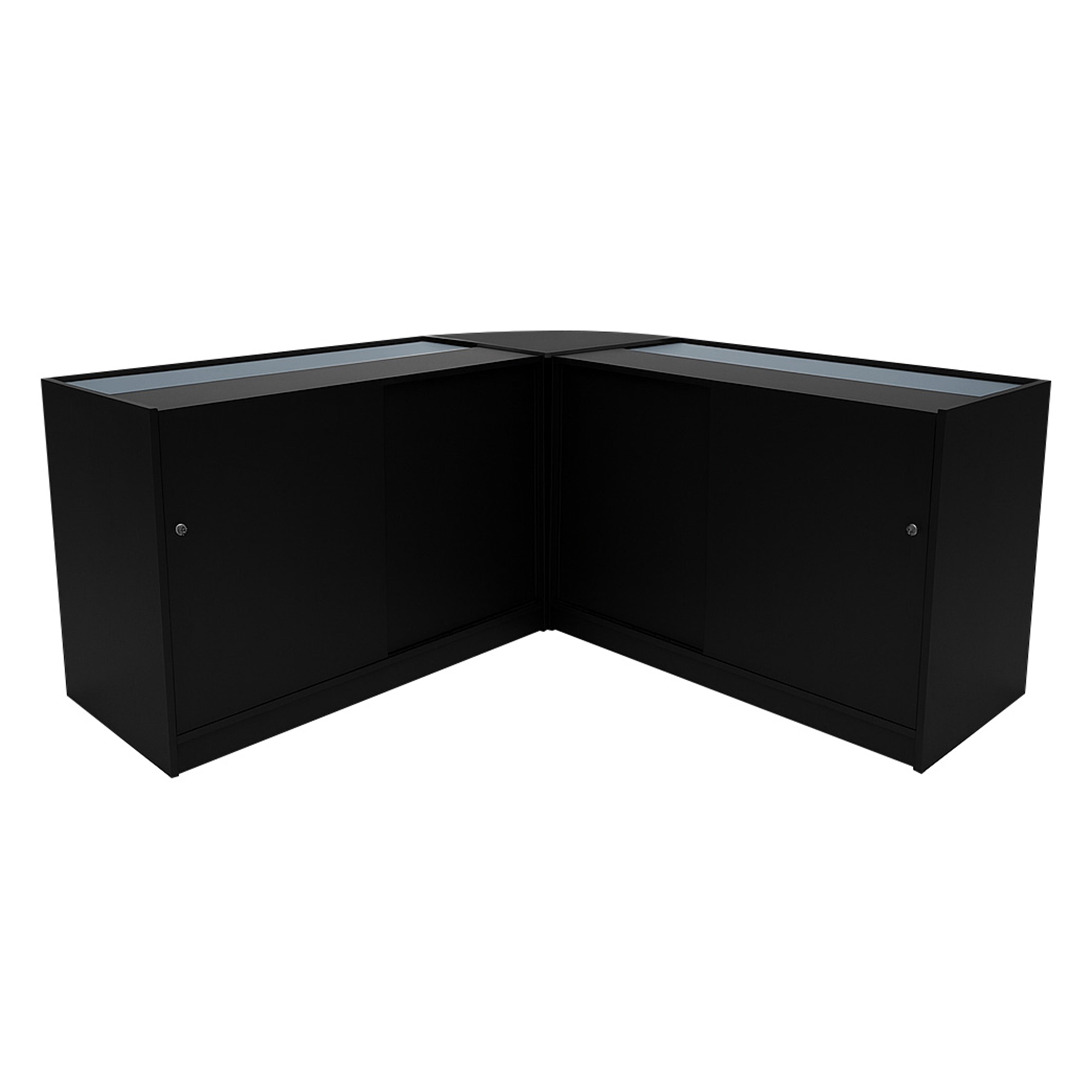 Q-Rax Demeter Set Banconi LED K1500 B1500 LM60 Nero