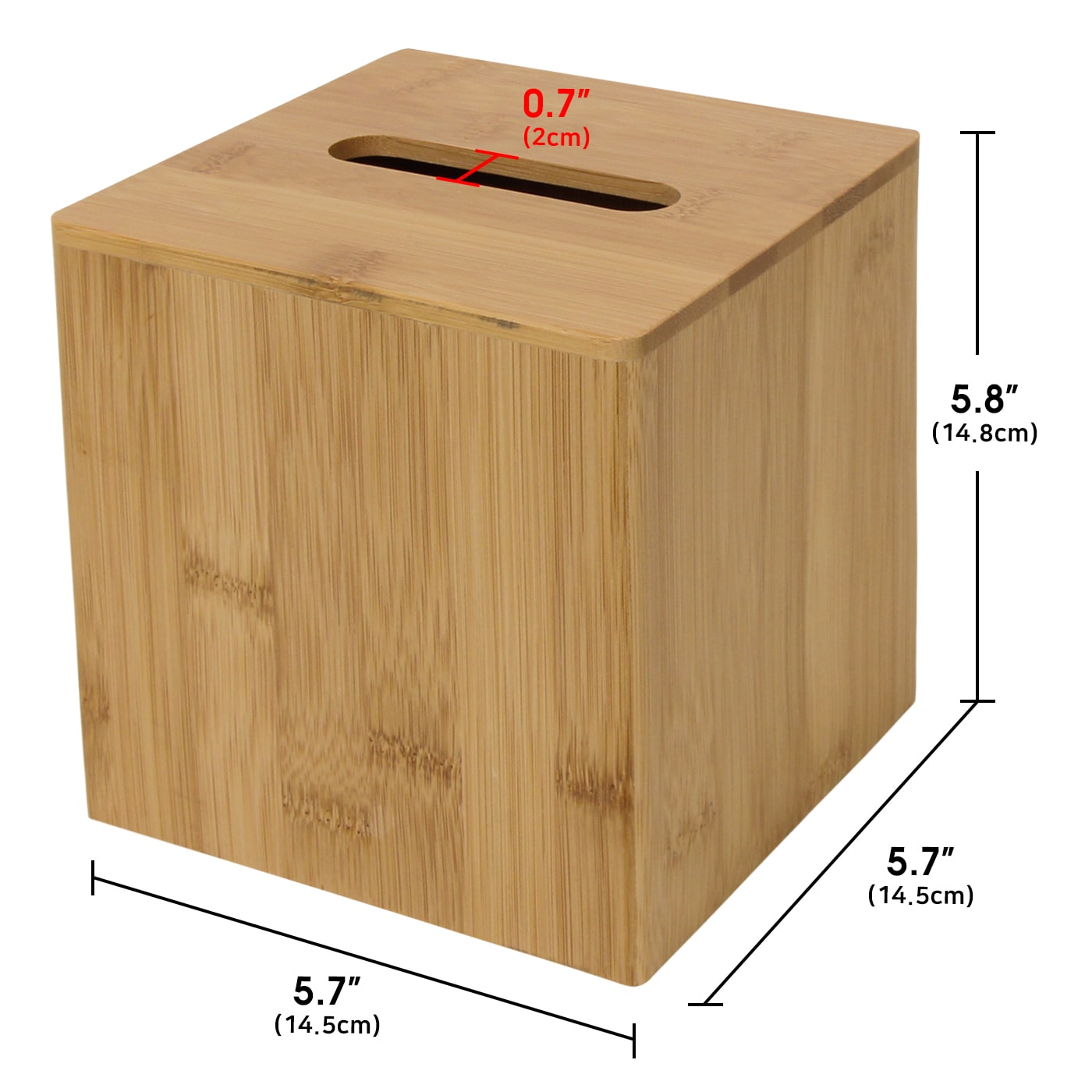 Jackcube Design Living Room Coprifazzoletti Bambù 2 Pezzi