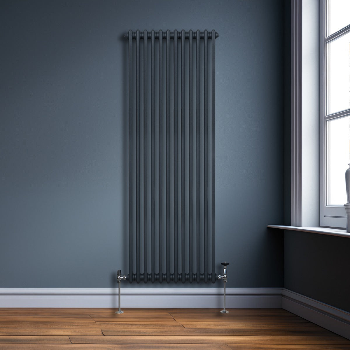 Q-Rax Radiatori Tradizionali 1800x562 Termosifone Antracite