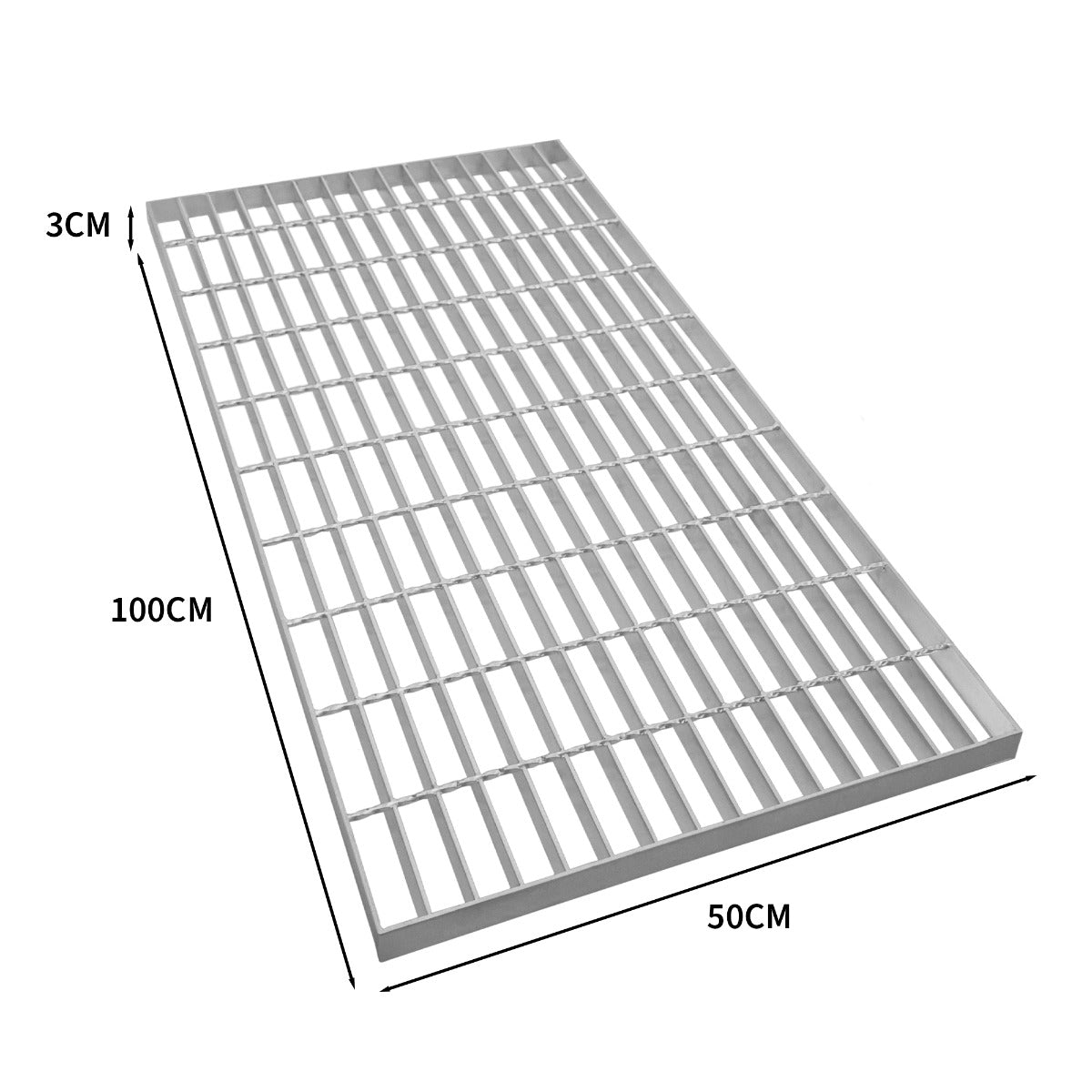 Q-Rax Griglia Zincata 100x50 Portata 500kg Esterno