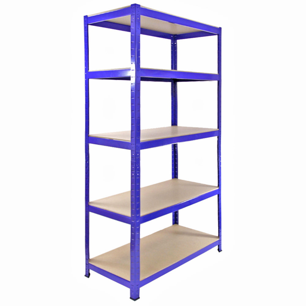 Q-Rax T-Rax Scaffale Acciaio Blu 90x45x180 cm 5 Ripiani