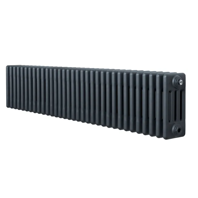 Q-Rax Radiatore Tradizionale 4 Colonne 300x1505 Antracite Acciaio