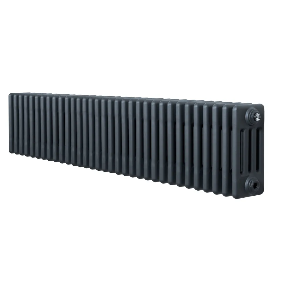 Q-Rax Radiatore Tradizionale 4 Colonne 300x1505 Antracite Acciaio