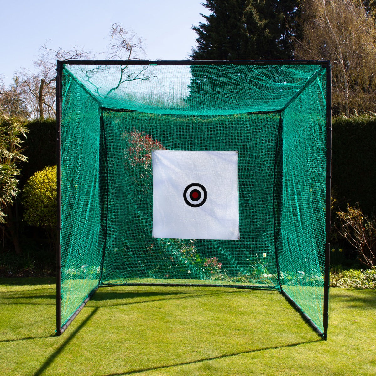 Q-Rax Rete Golf Allenamento Gabbia 3x3m Tappeto 80cm