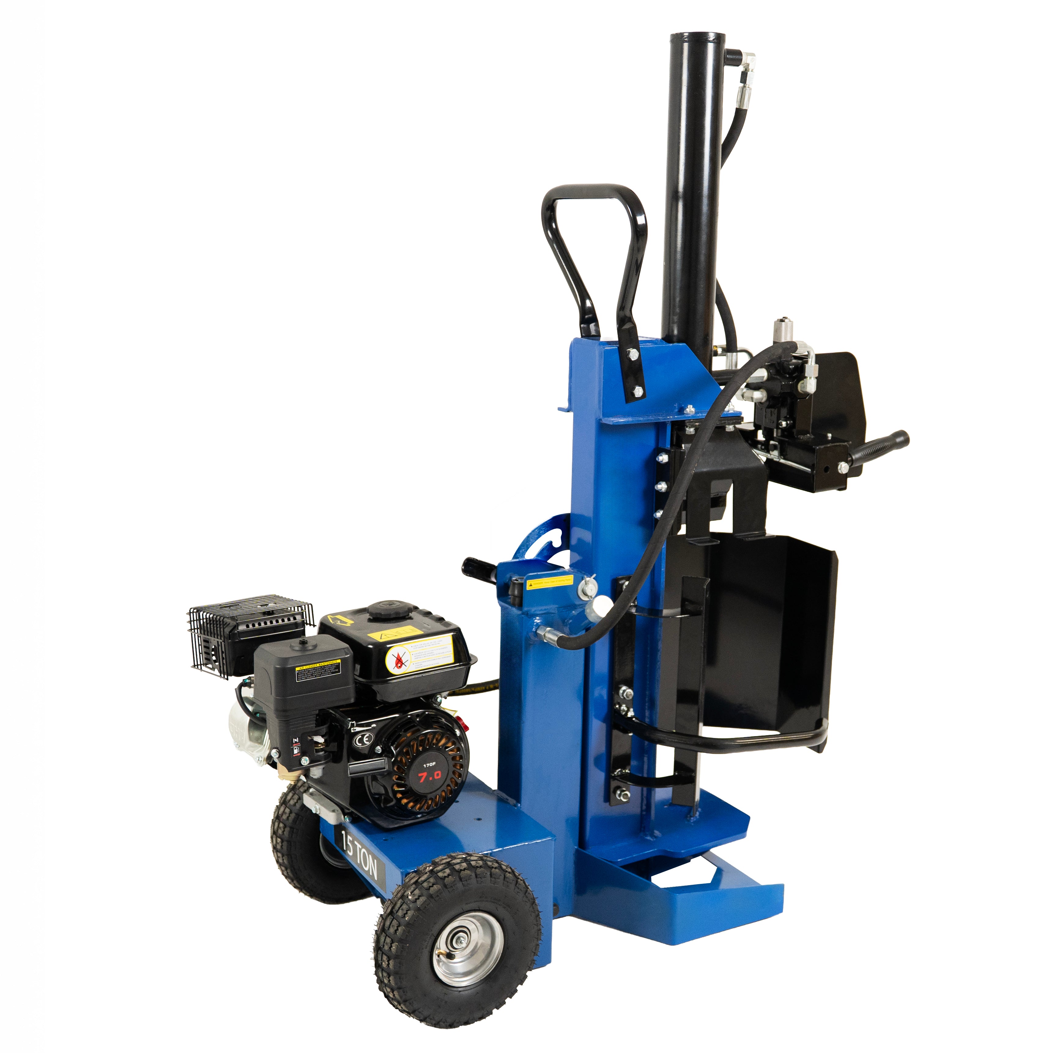 Q-Rax Spaccalegna Benzina 15T 7HP con Cuneo a Croce
