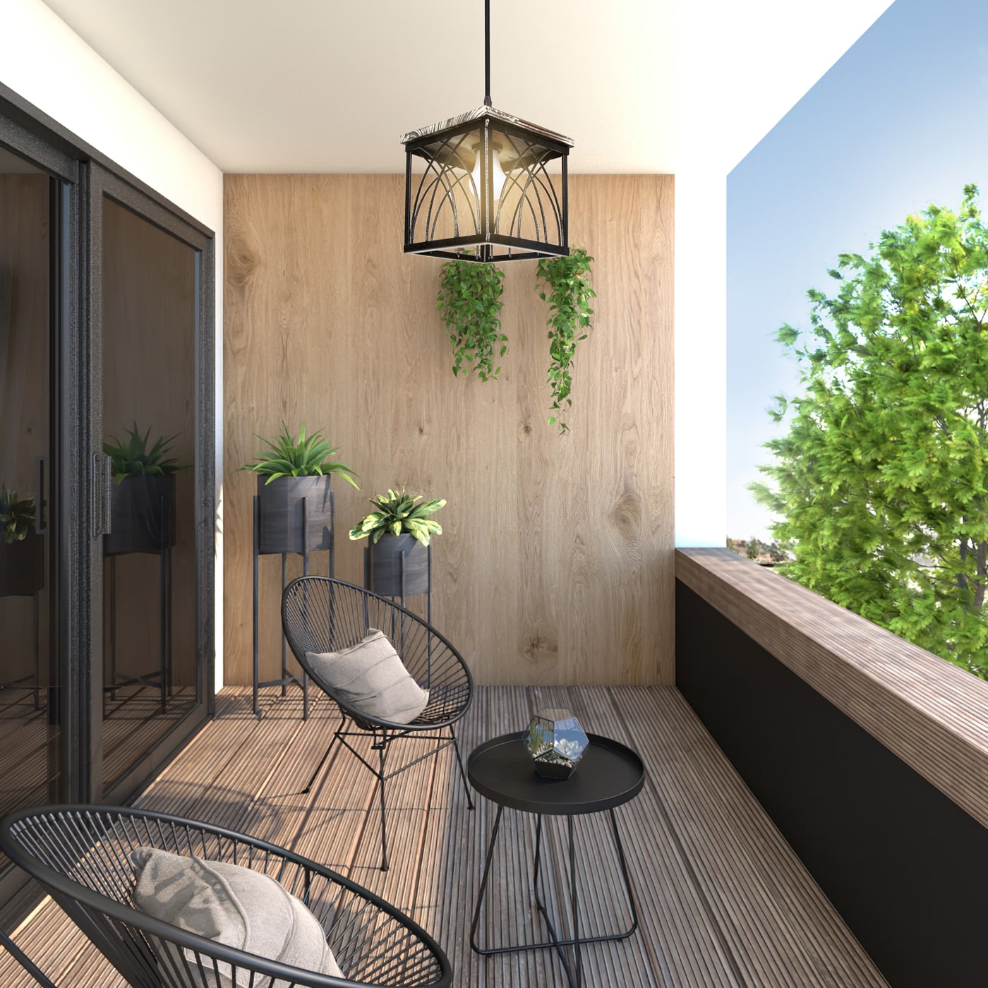 Jackcube Living Room Lampada Sospensione Legno Metallo E26