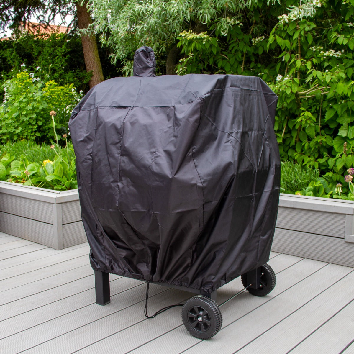 Q-Rax Apparecchi Ristorazione Barbecue Affumicatore XL a carbone