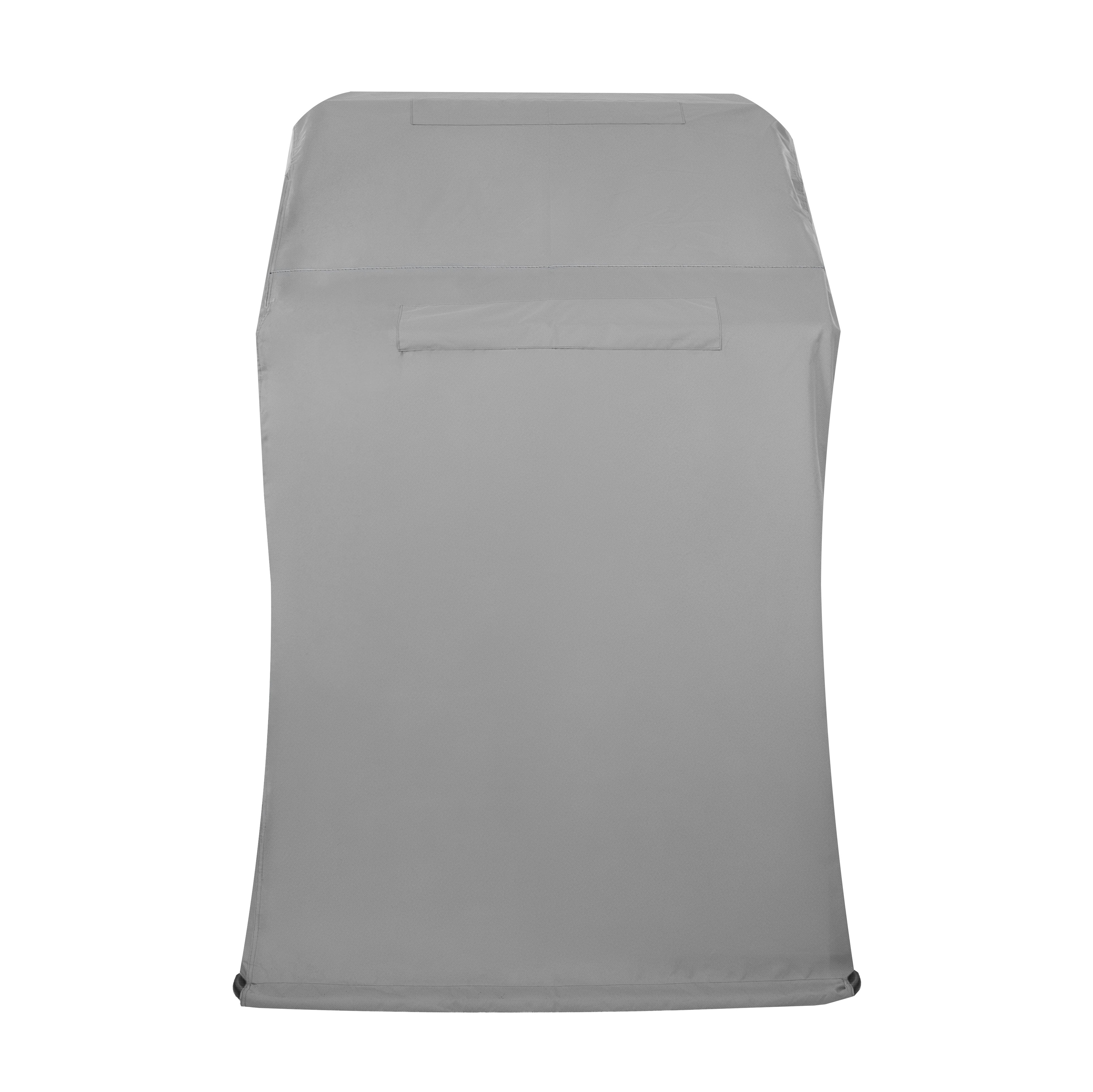Q-Rax Mobili da Esterno Tenda Moto Media Grigia Oxford 600D