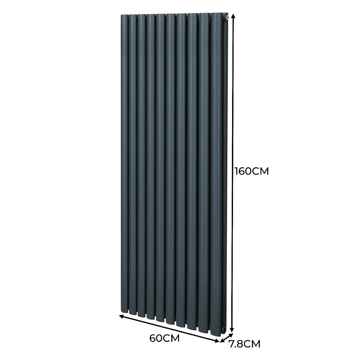 Q-Rax Radiatori Tradizionali 1600x600 radiatore antracite valvole