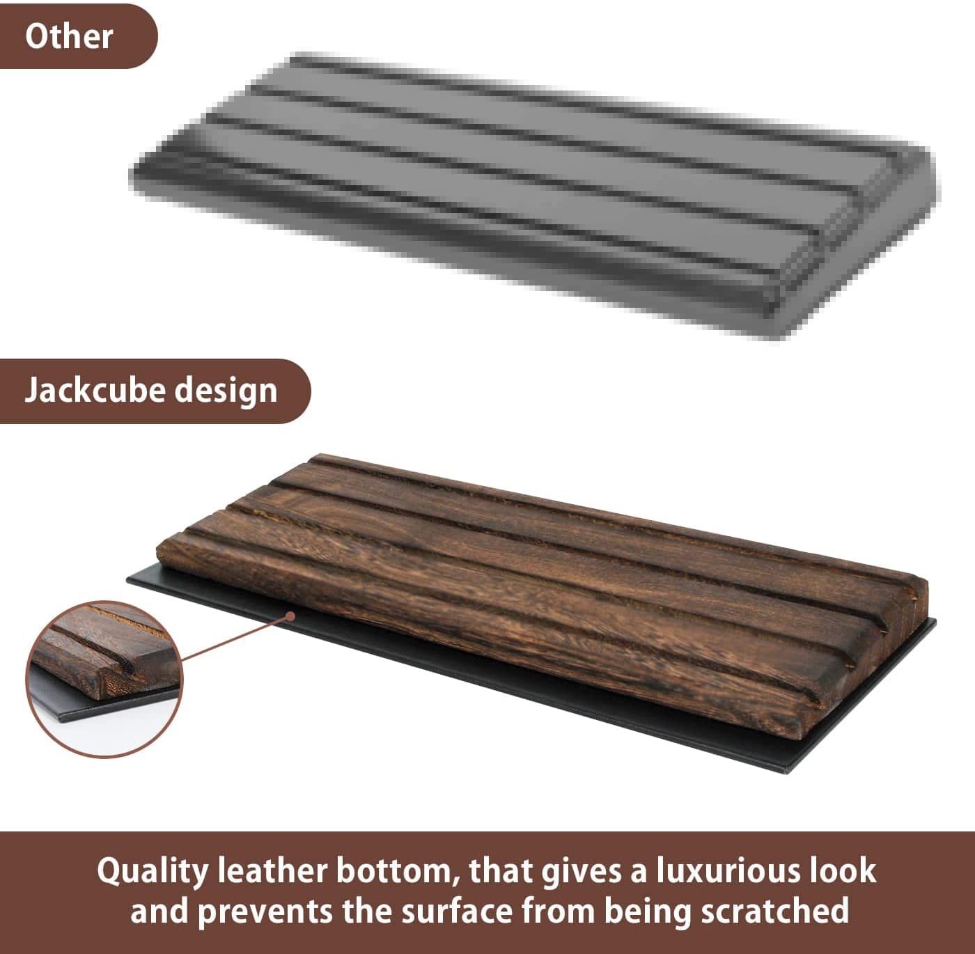Jackcube Design Display set 2 stand monete legno 4 file
