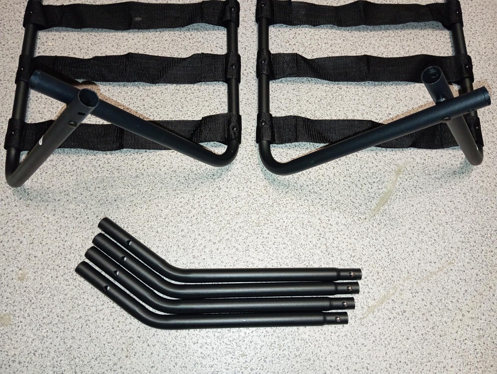 Meltrck Portapacchi Pieghevole metallo nero 64x44x55 cm 55 kg