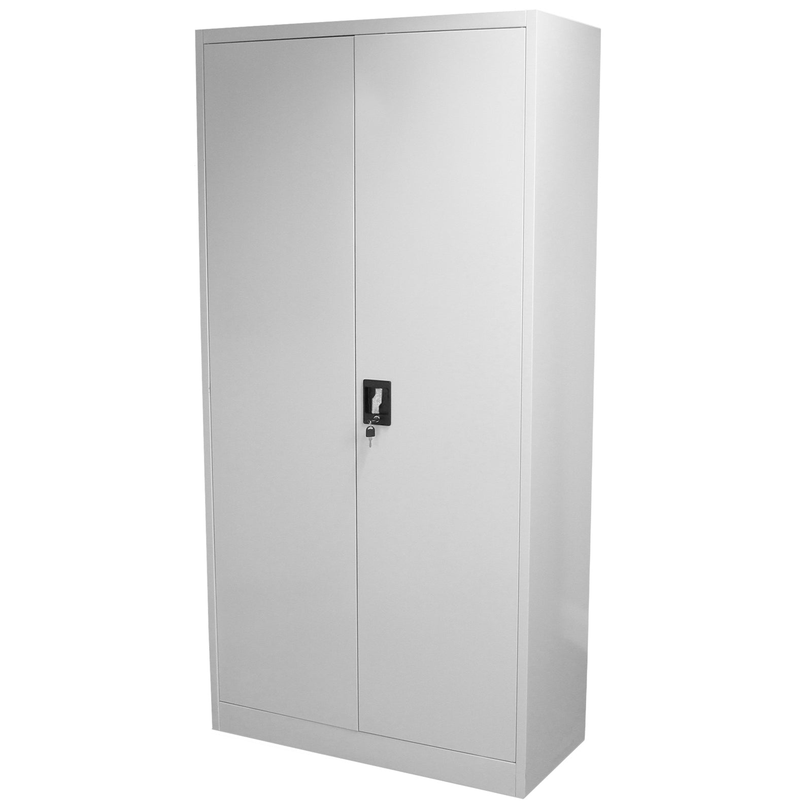 Q-Rax Strumenti da Banco Armadietto Acciaio 180cm Grigio 4 Ripiani
