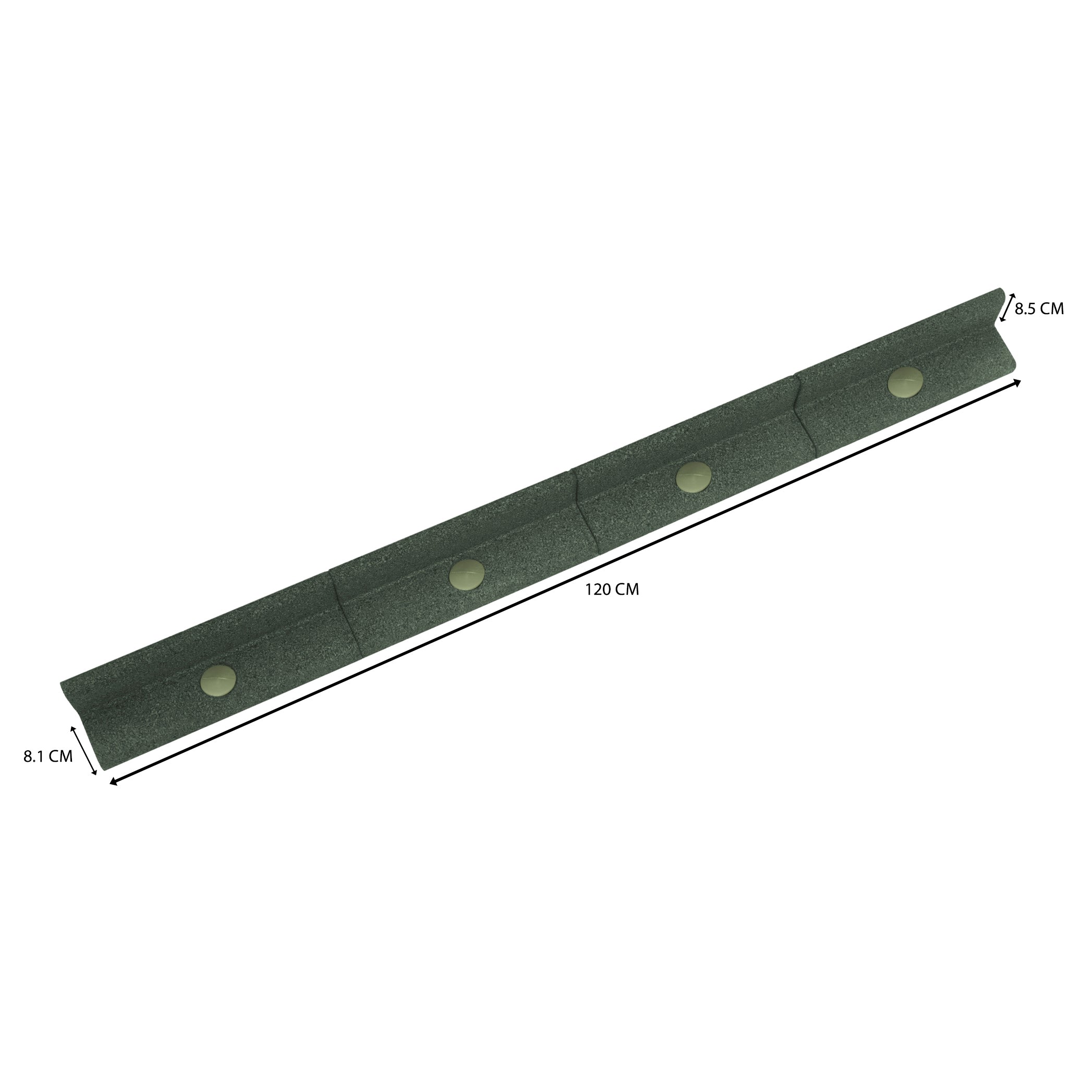 Q-Rax Bordura Giardino Verde 20x1,2 m Flessibile