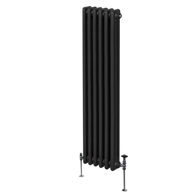 Q-Rax Radiatori Tradizionali 3 Colonne termosifone nero 1800x292
