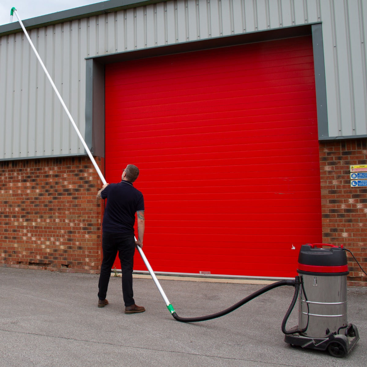 Q-Rax Maxblast kit aspirazione grondaie 7,2 m 6 aste