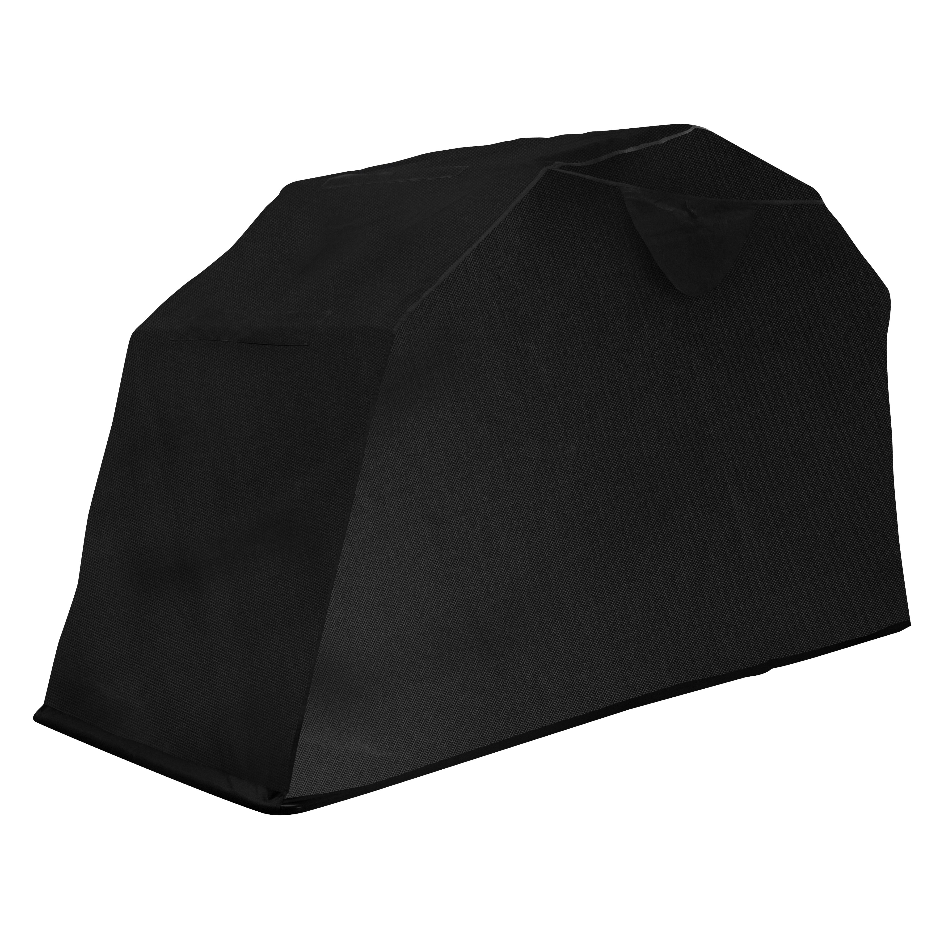 Q-Rax Tenda moto media nero Oxford impermeabile con lucchetti