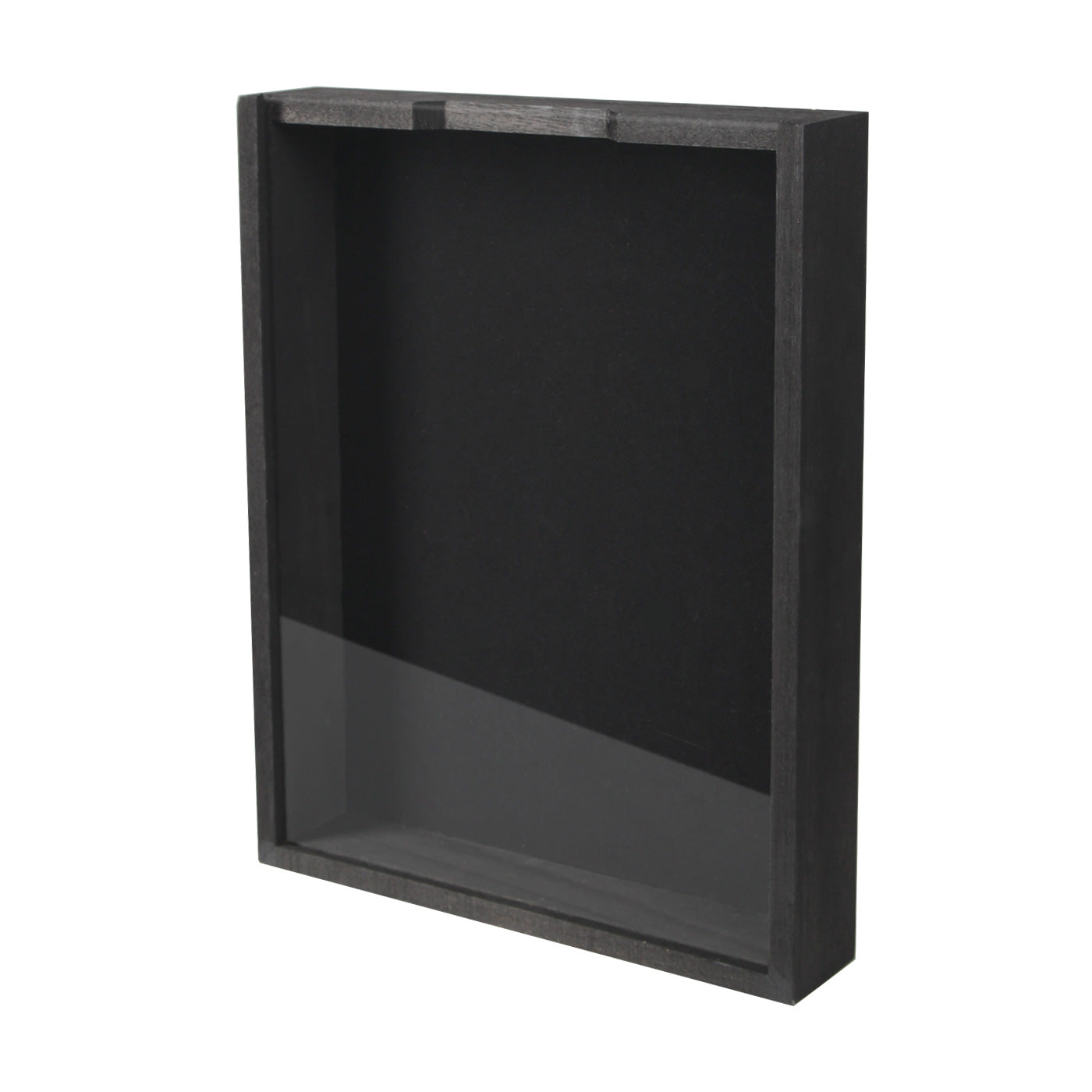 Jackcube Design Display Teca Legno Nera 14x11 Pollici Vetro