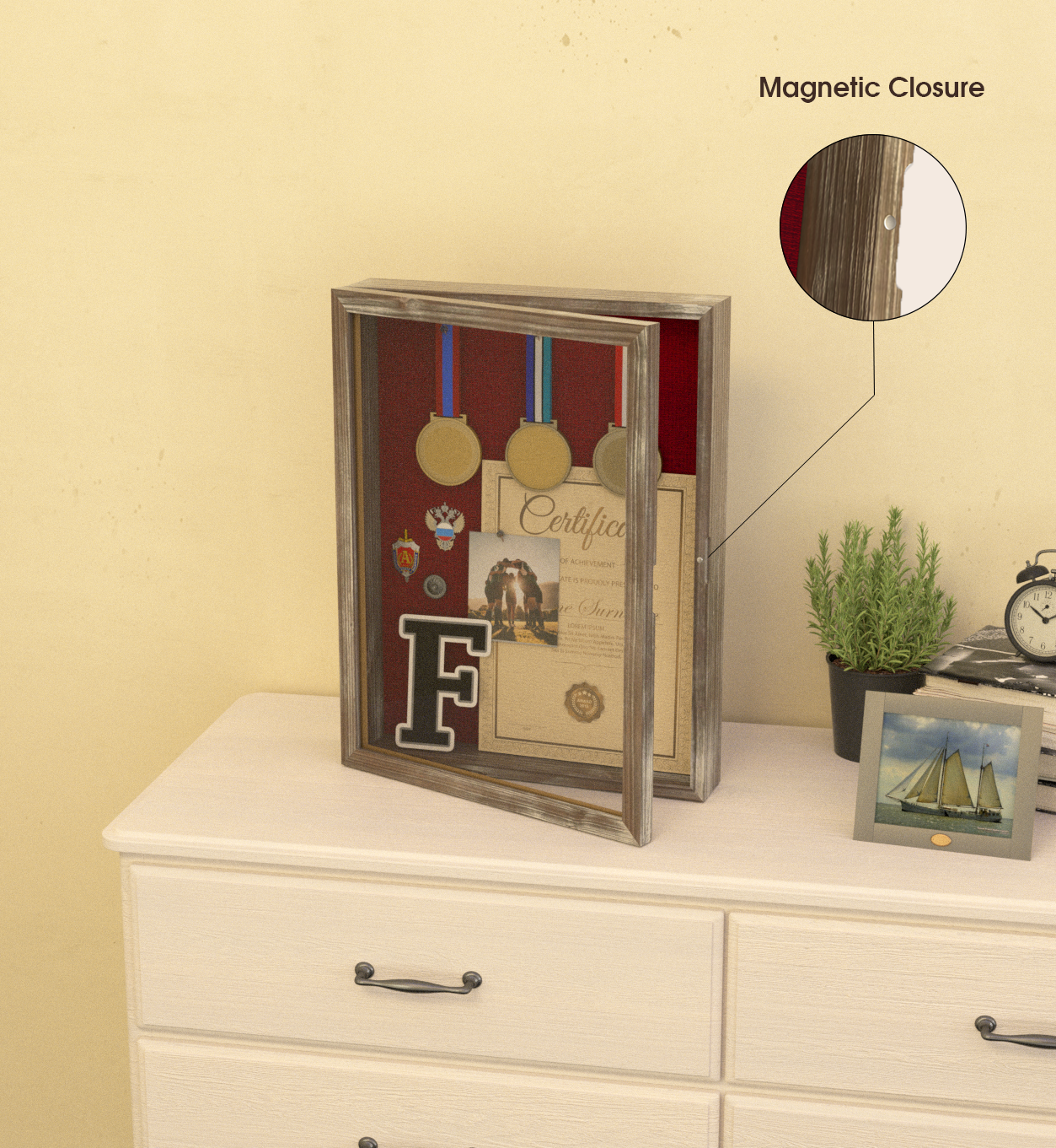Jackcube Design Display Teca espositiva lino rosso large