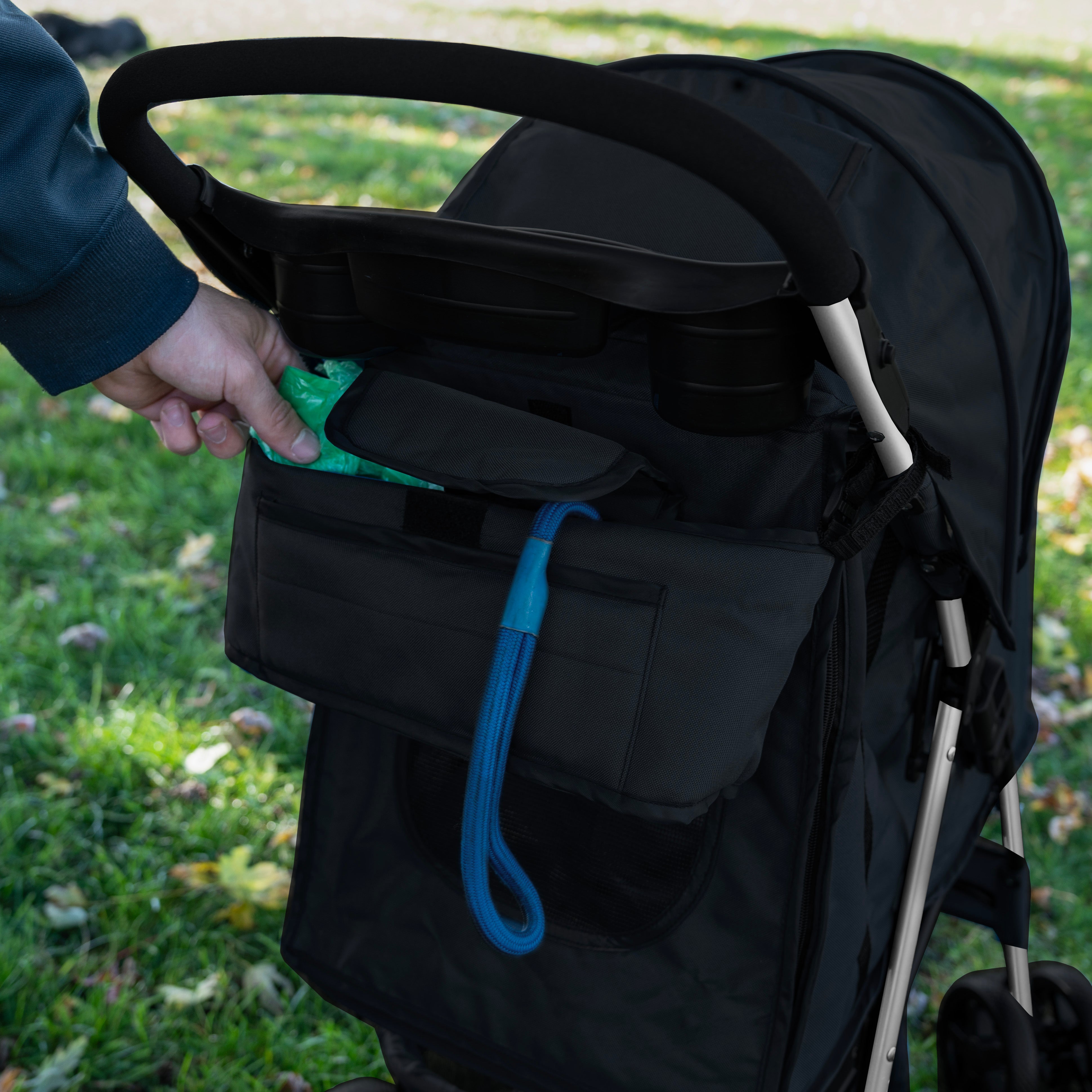 Q-Rax organizer passeggino borsa nera Oxford 2 kg