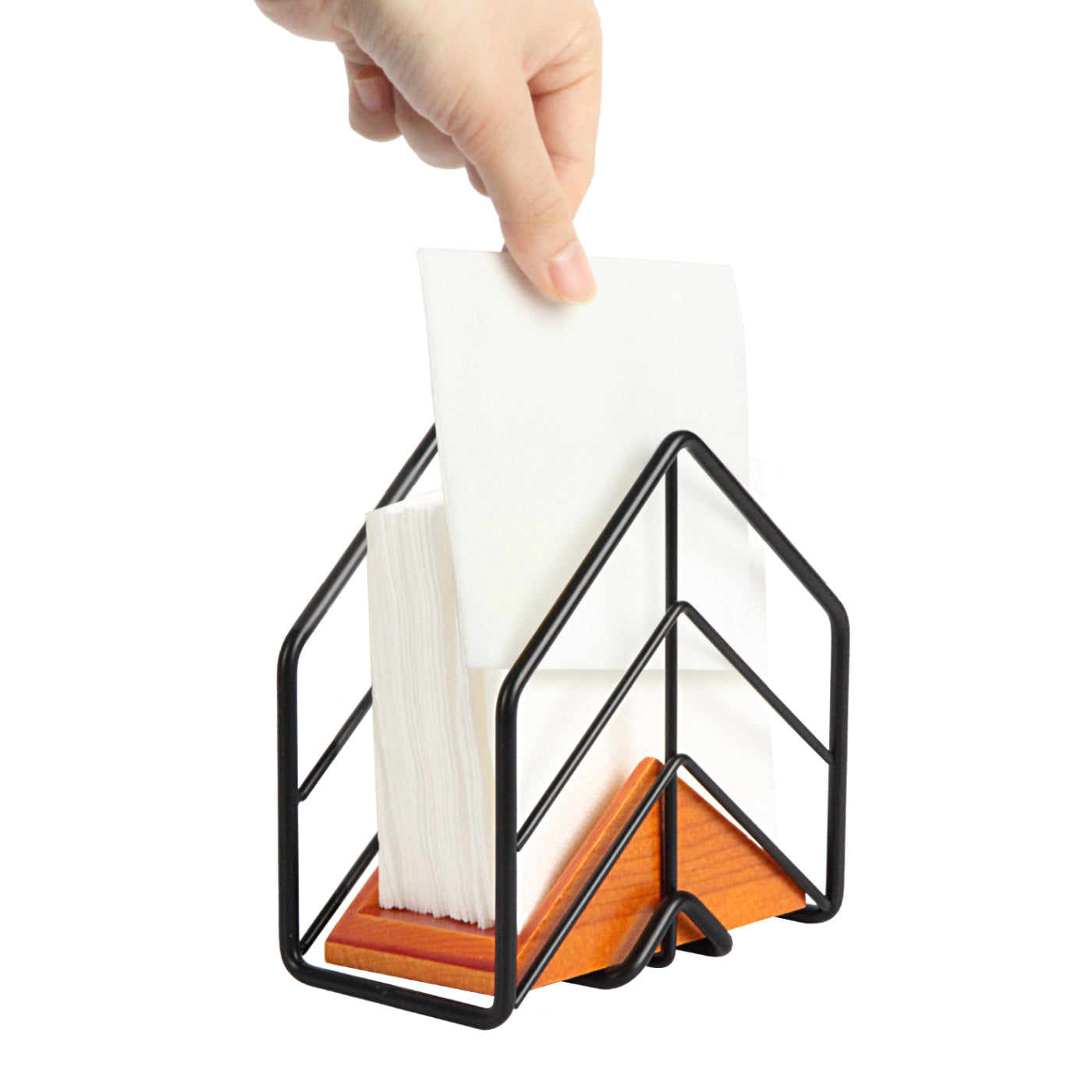 Jackcube Design Kitchen Wooden Napkin Holder portatovaglioli 14 cm