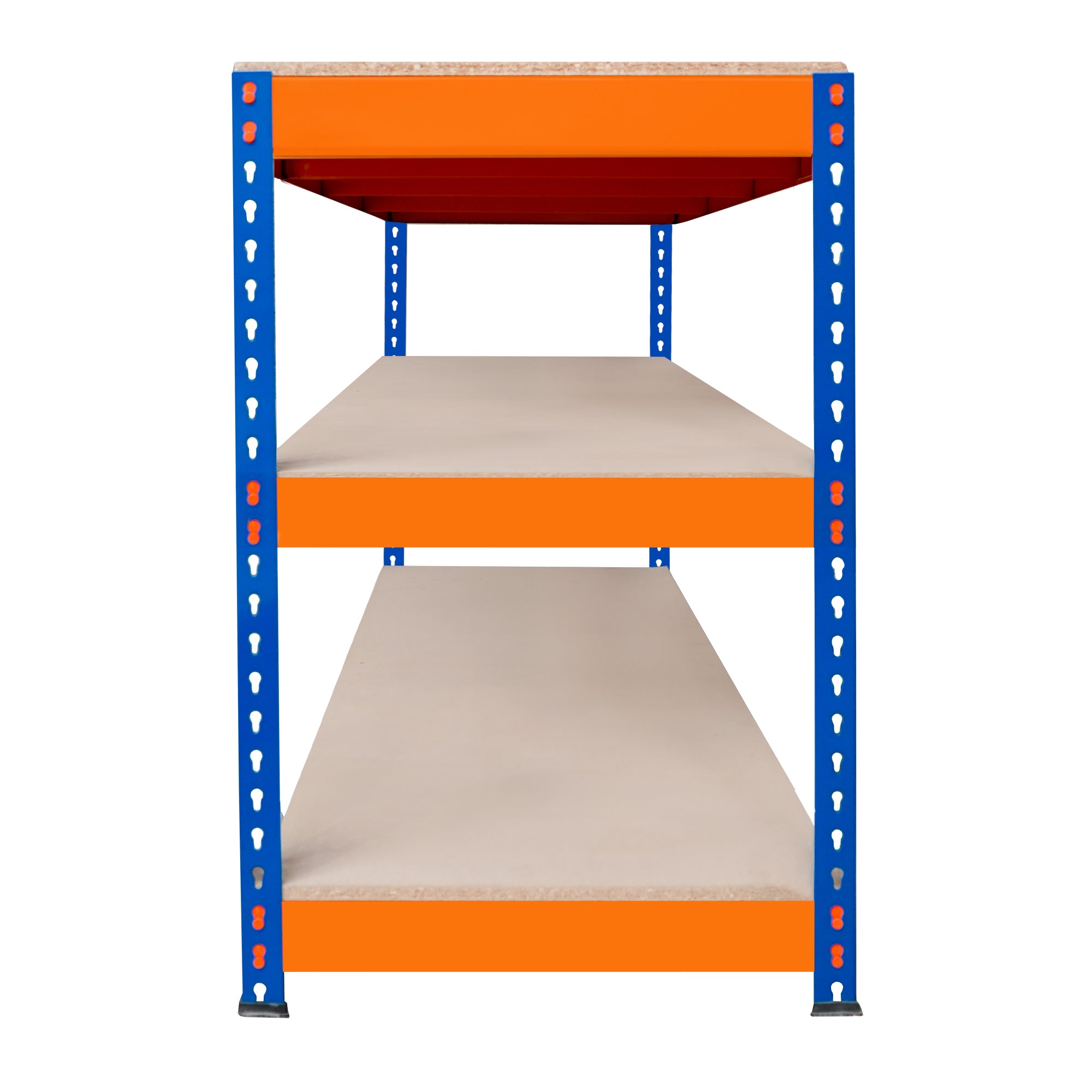 S-Rax Banco Lavoro 3 Ripiani 180x60x90 cm 300 kg