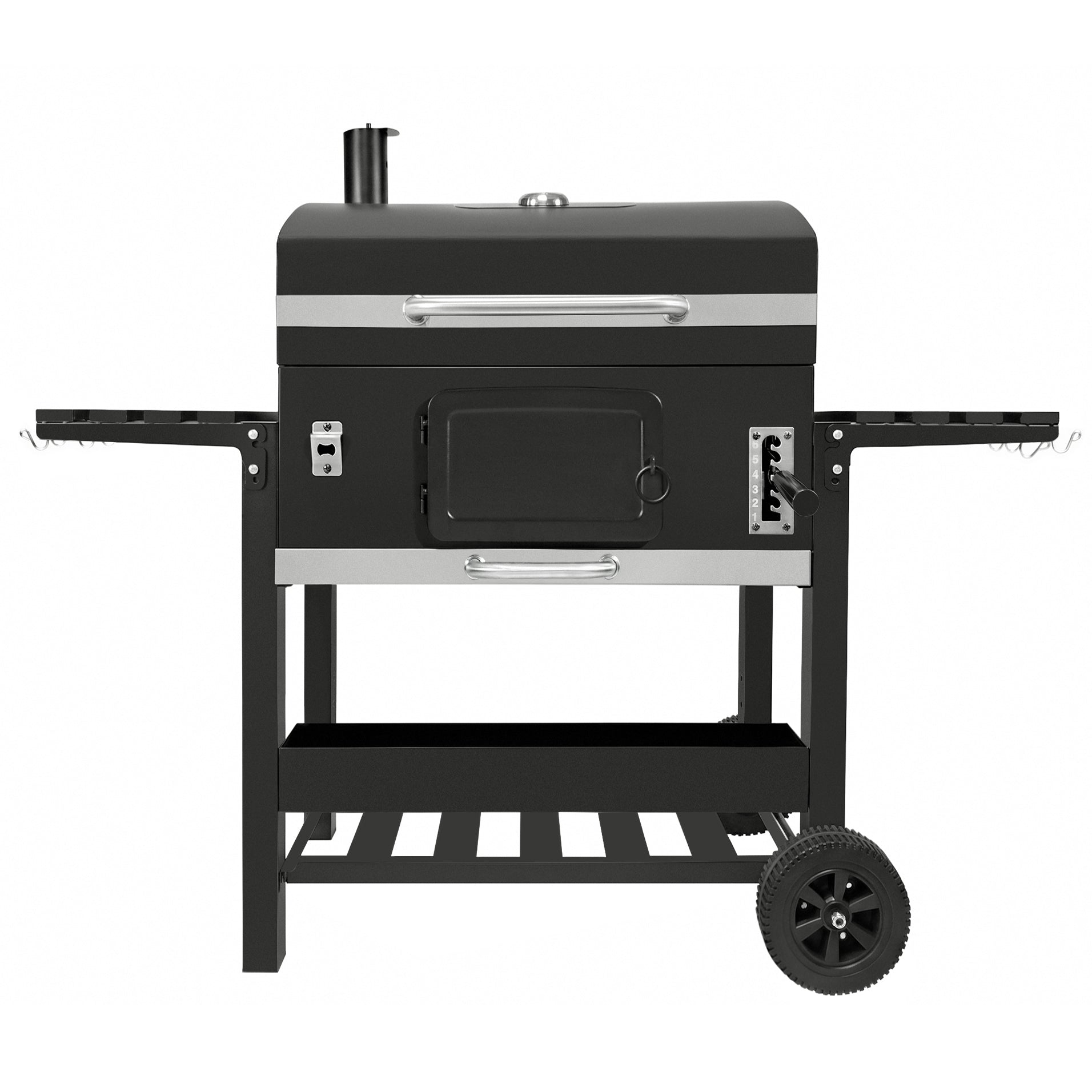 Q-Rax BBQ XXL barbecue carbone affumicatore ghisa