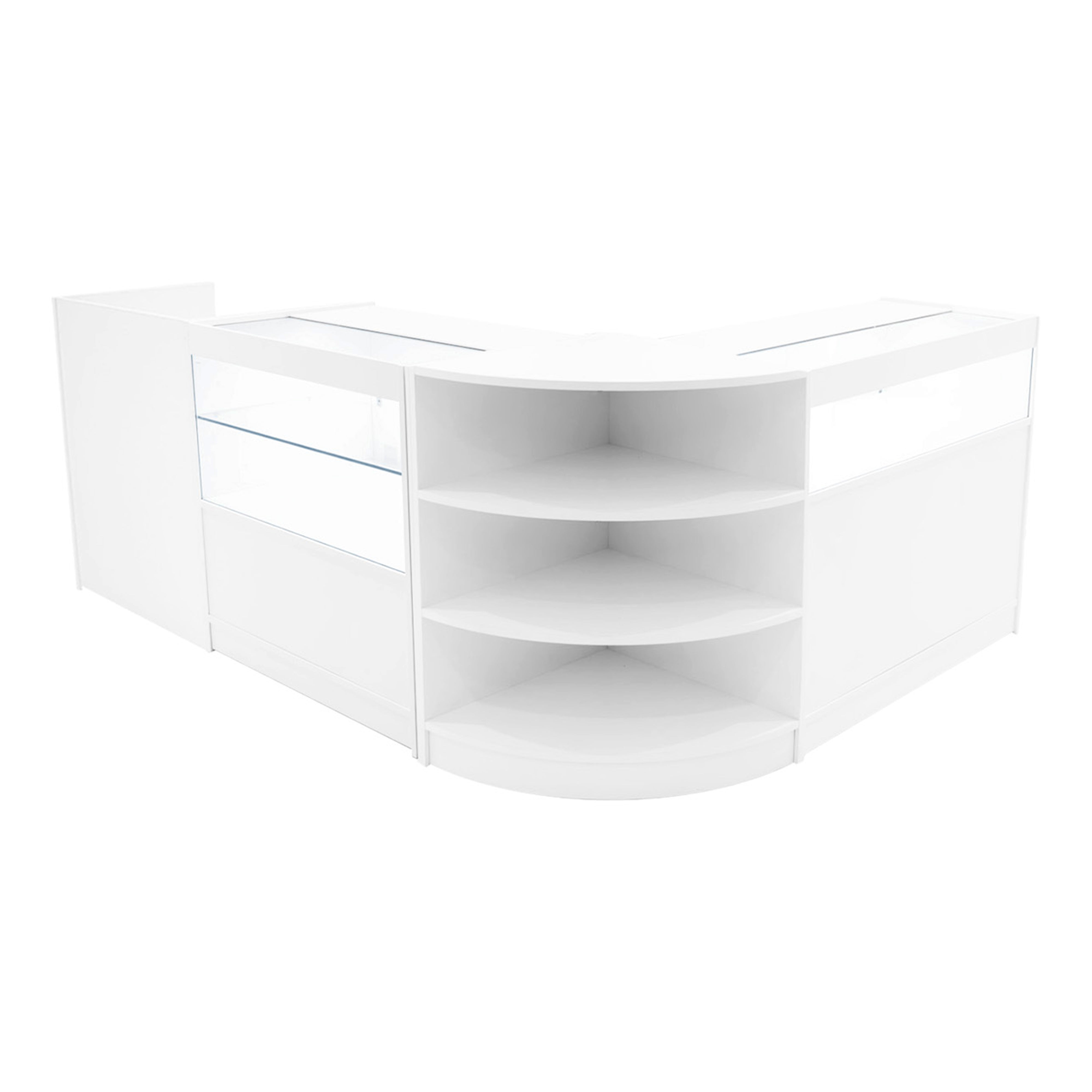 Q-Rax Europa B900 C900 Bancone Negozio Bianco LED