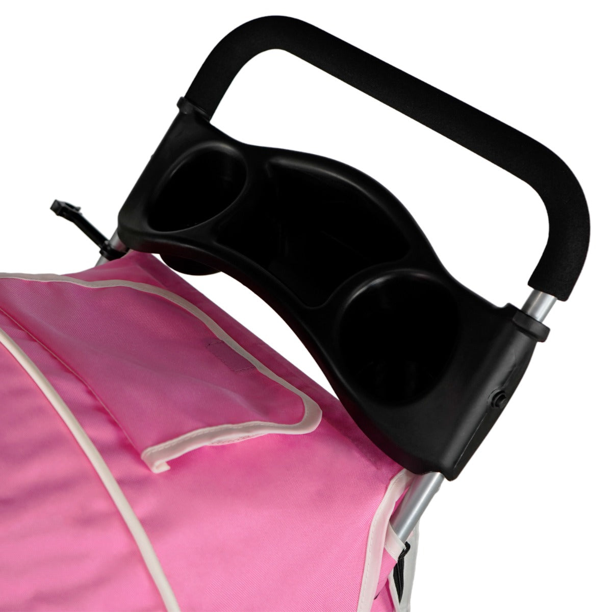 Q-Rax Passeggino Cani Rosa con Parapioggia 15 kg passeggino animali