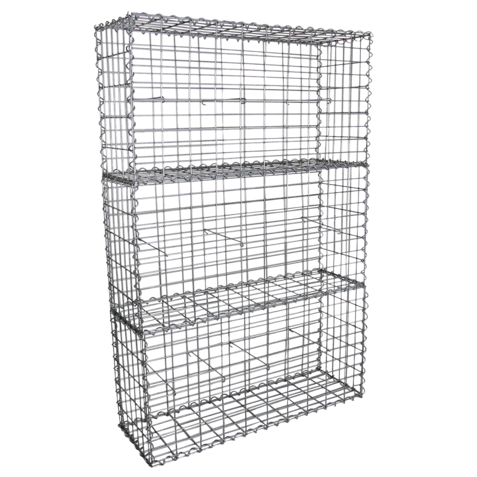 Q-Rax Gabbioni Acciaio 100x50x30 cm Set 6 Pezzi Giardino