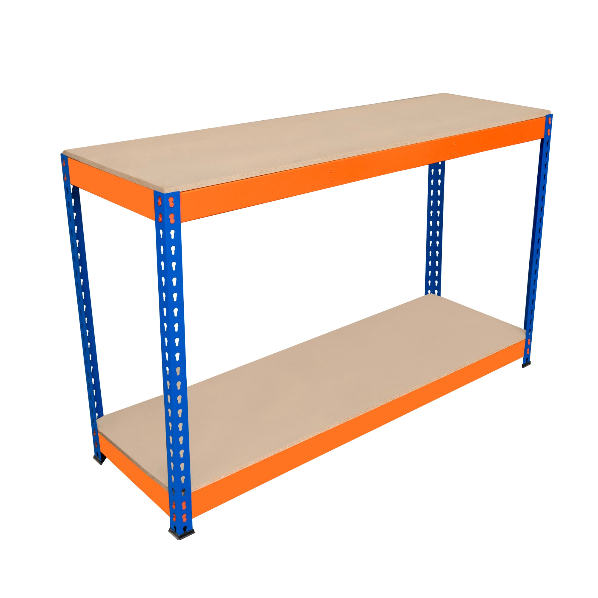 Q-Rax S-Rax Banco da Lavoro 2 Ripiani 150x45x90 cm 300 kg