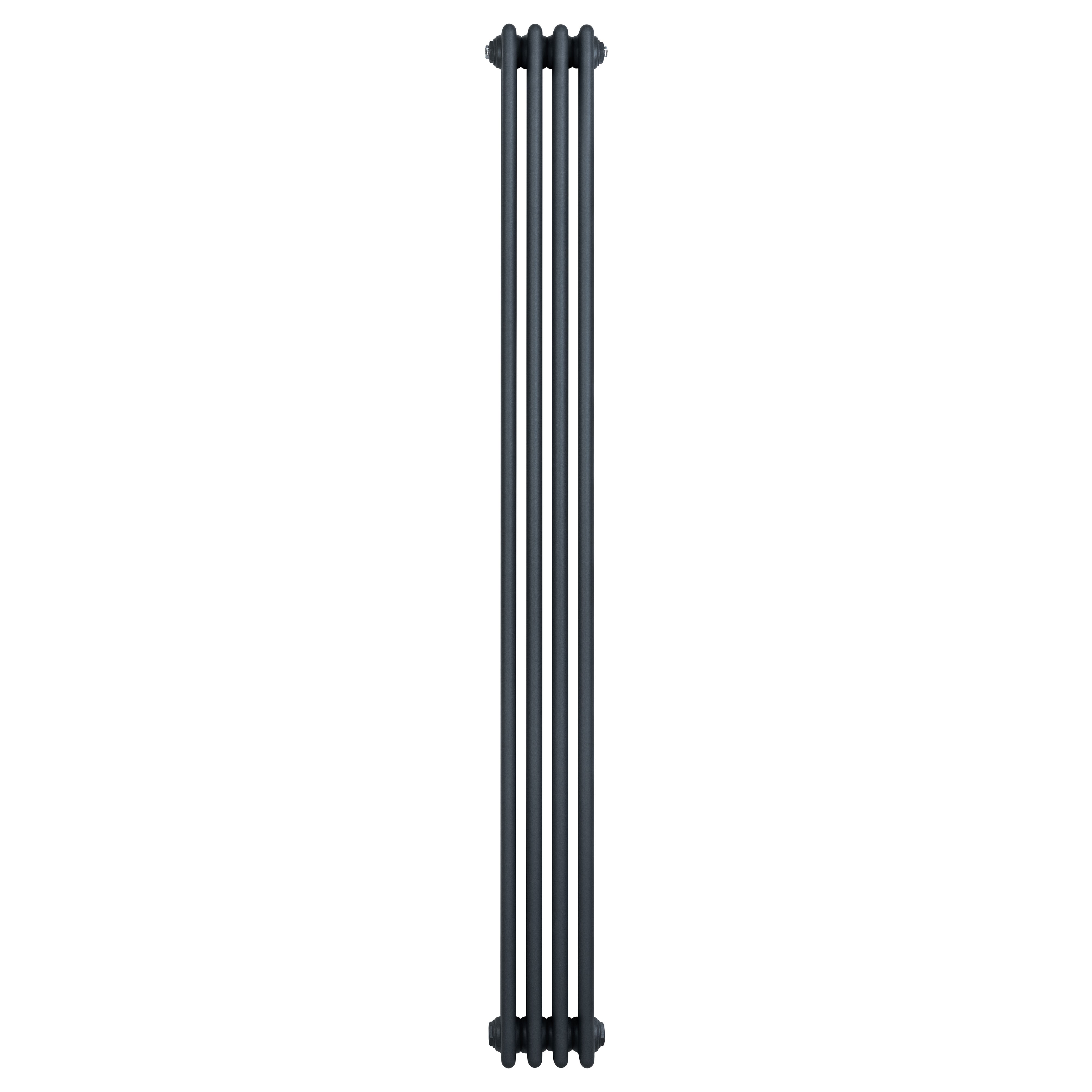 Q-Rax Radiatore 4 Colonne Verticale 1800x200 mm Antracite
