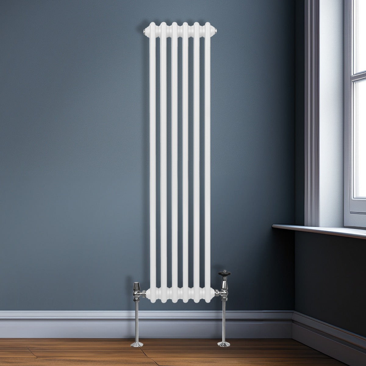 Q-Rax Radiatori Tradizionali 2 Colonne 1500x292 Bianco Verticale