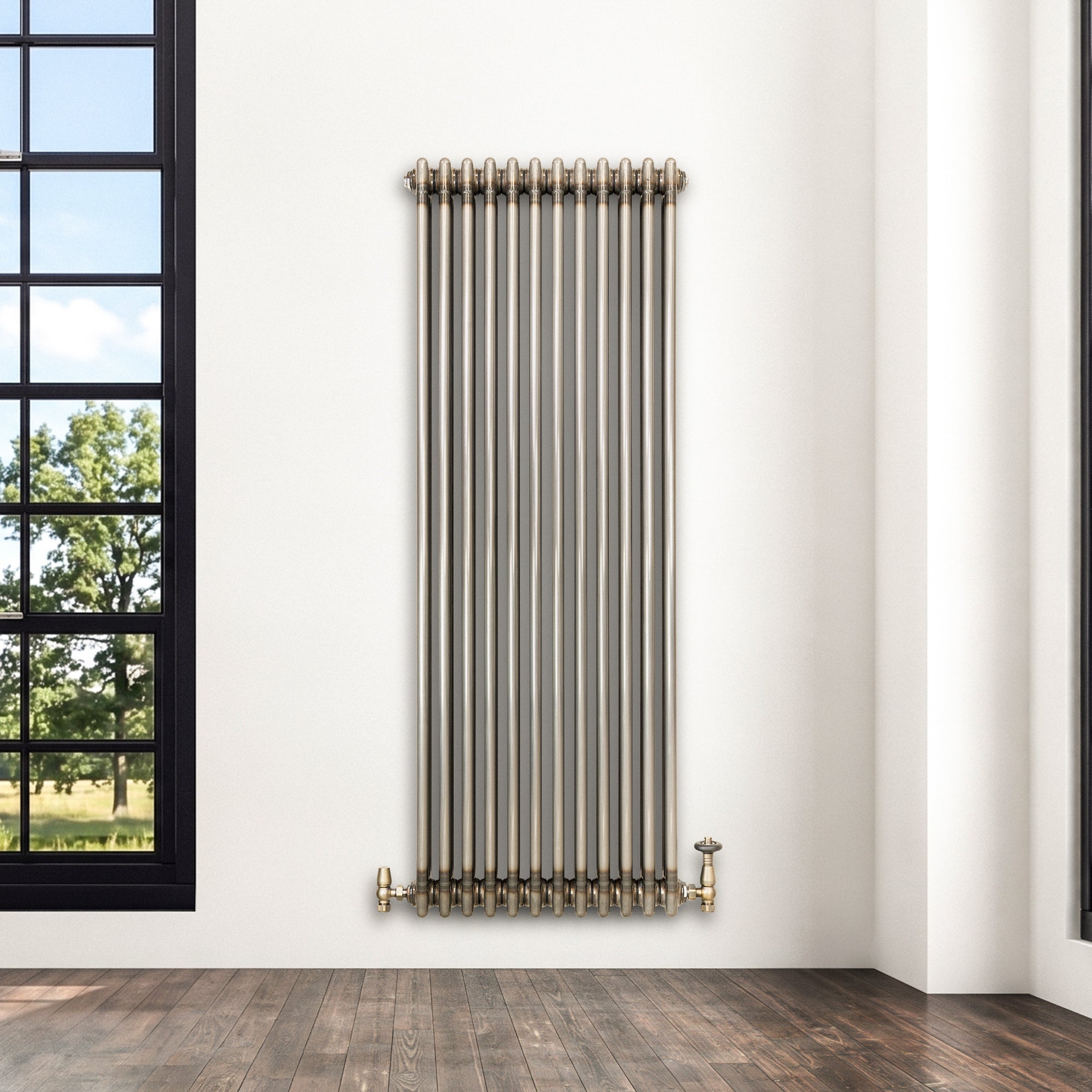 Q-Rax Radiatore Tradizionale 3 Colonne 1500x560 metallo grezzo