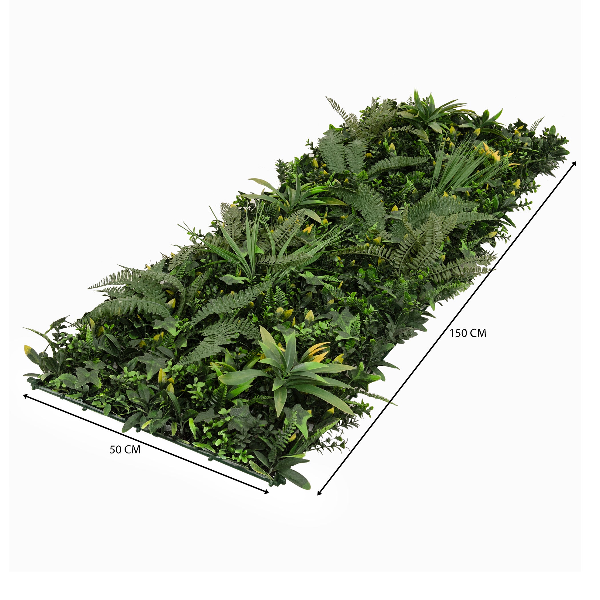 Q-Rax Ayla Pannello Vegetale Artificiale 50x150 cm set x2