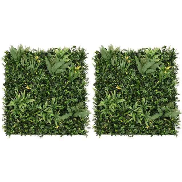 Q-Rax Ayla Pannello Vegetale Artificiale 100x100 cm x2