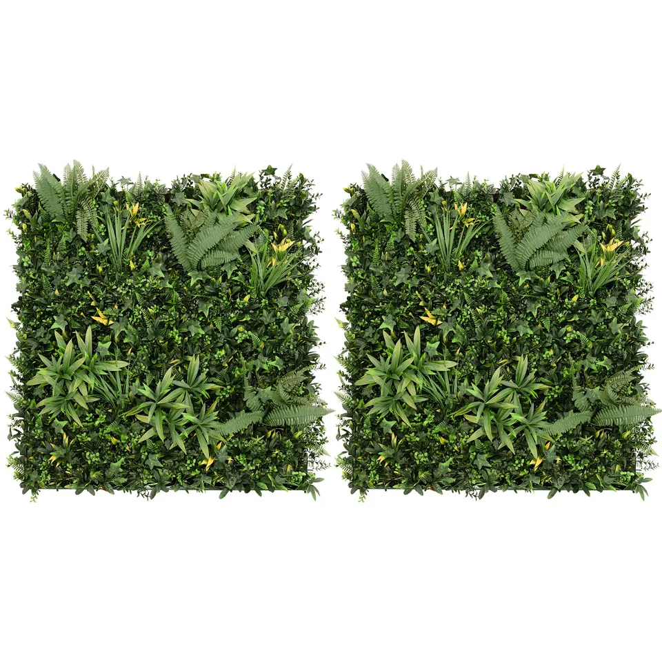 Q-Rax Ayla Pannello Vegetale Artificiale 100x100 cm x2