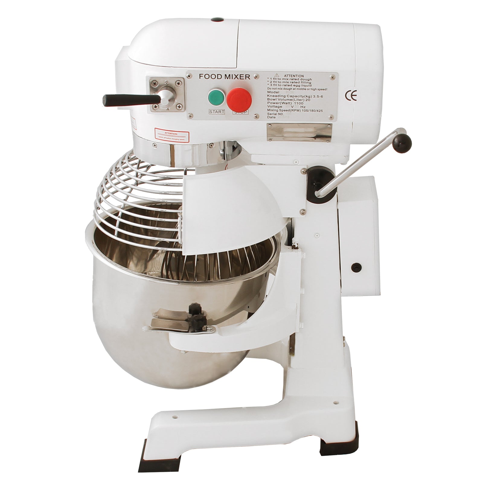 Q-Rax Ristorazione robot multifunzione 20 litri 550W acciaio 3 vel