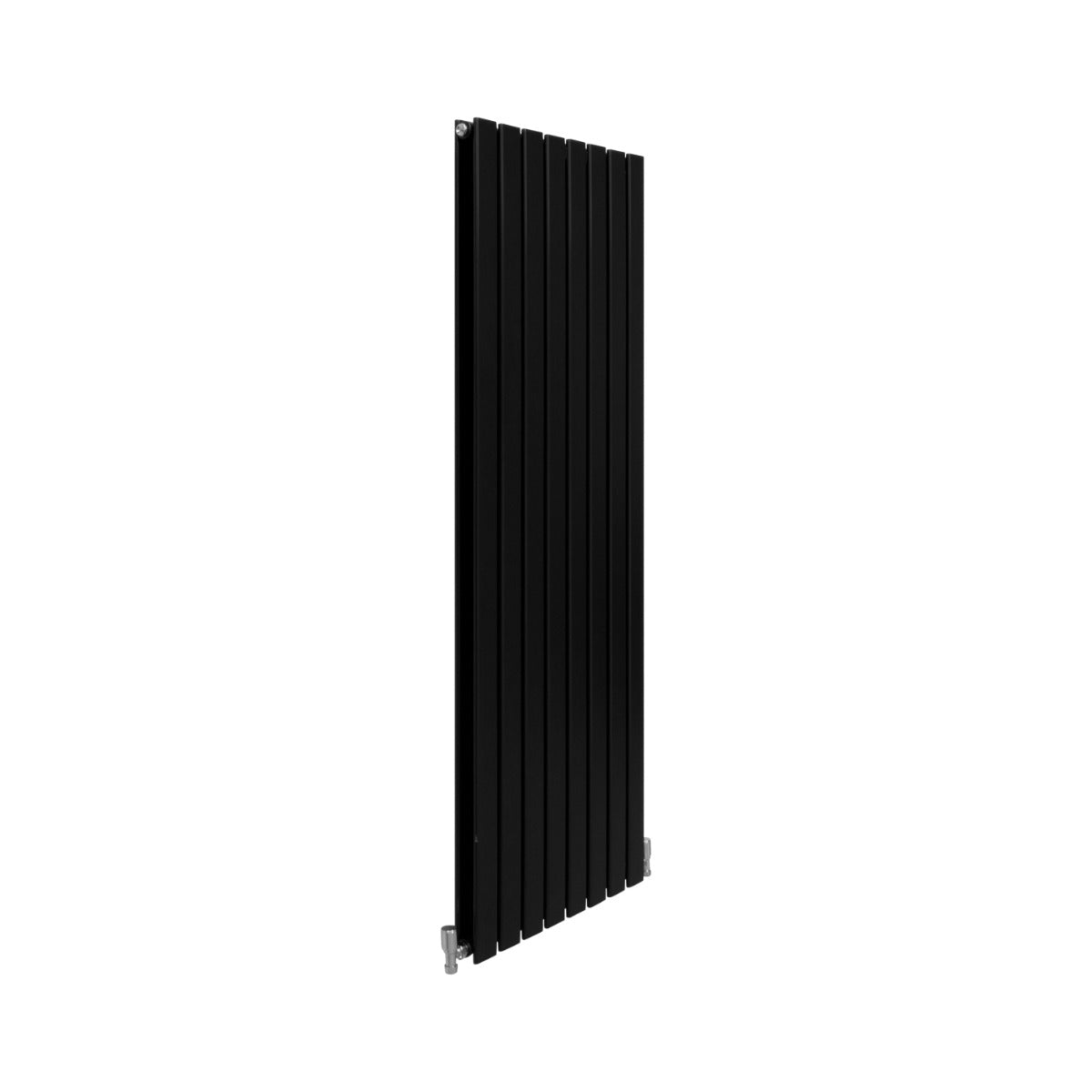 Q-Rax Radiatore Piatti Nero Opaco 160x56cm Doppio Strato